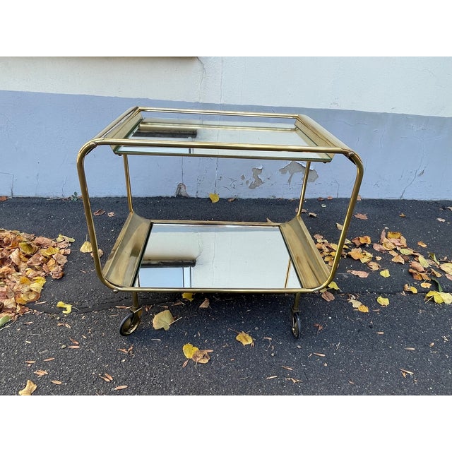 French Art Deco Bar Cart, 1930s For Sale - Image 4 of 14
