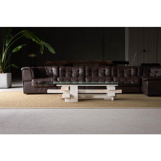 This coffee table designed by Willy Ballez, is crafted in his own atelier in Belgium in 1979. It stands as a truly...