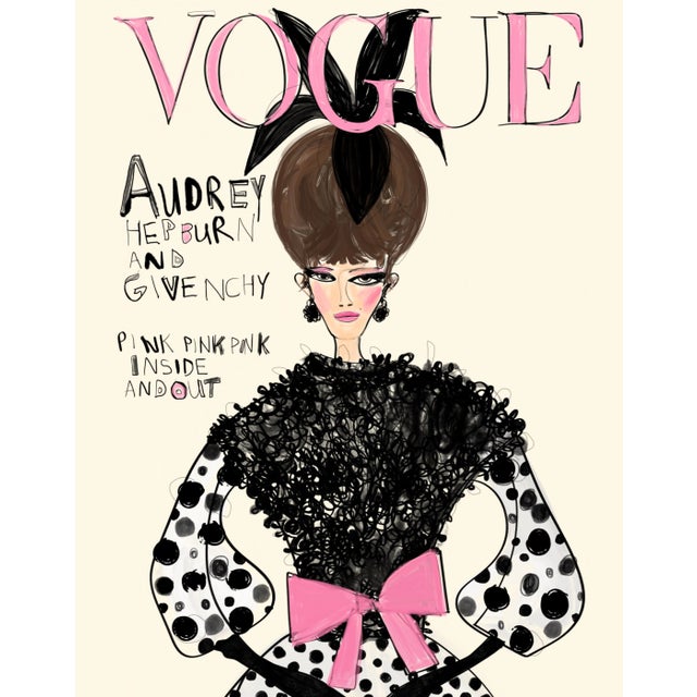 Audrey Vogue Cover by Annie Naranian For Sale