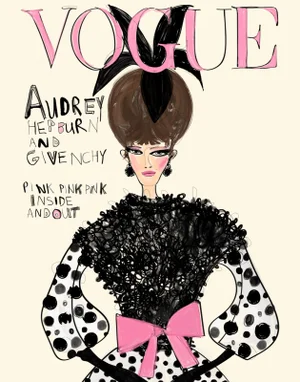 Audrey Vogue Cover by Annie Naranian