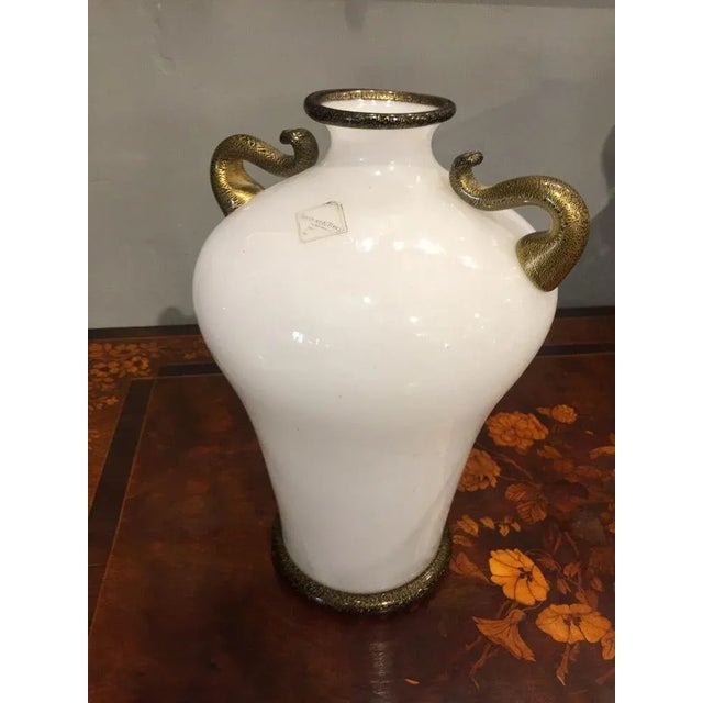 Murano Glass Vase Primavera by Ercole Barovier for Barovier & Toso, Italy, 1980s For Sale - Image 4 of 11