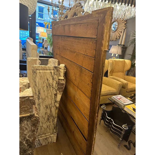 Large Antique French Mirror, 1850 For Sale - Image 3 of 11