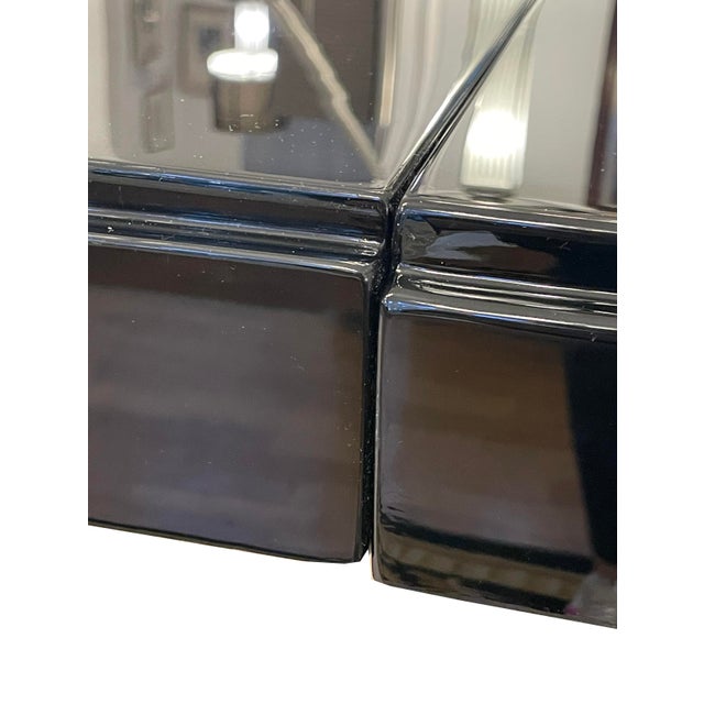 Art Deco Dining Table in Black Lacquer, 1930 For Sale - Image 12 of 13