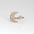 2020s 1.2Ct Lab Grown Diamond Moon Ring With Diamond Accents in Solid 14k Gold, Size 6.75 For Sale - Image 5 of 10