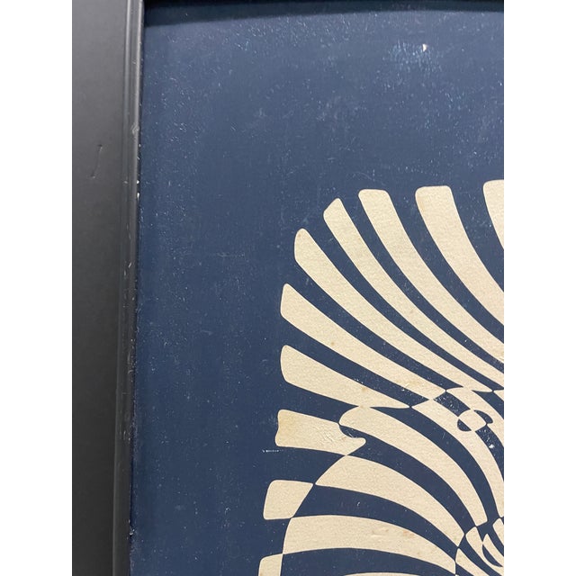 1970s Victor Vasarely Zebras Op Art Serigraph For Sale - Image 5 of 6