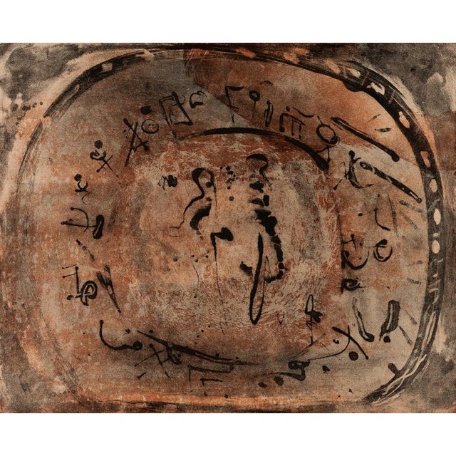Aramis Ney (1943) Abstract Composition Original color lithograph Signed in pencil On Arches wove paper, 76 x 56 cm...