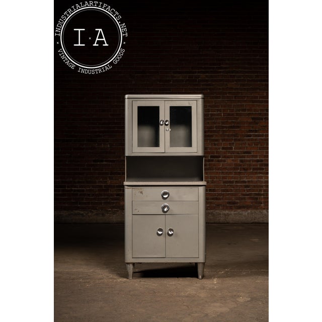 Vintage Steel Bel Geddes Dental Cabinet by Hamilton For Sale In Chicago - Image 6 of 10