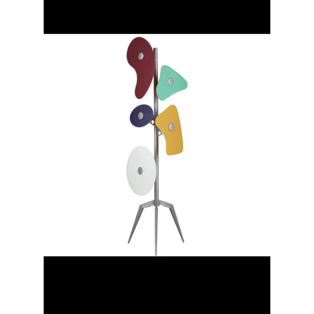 Orbital Floor Lamp in Colored Glass by Ferruccio Laviani for Forscarini, 1980s For Sale - Image 6 of 11