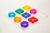 Plastic Vintage Haziza Jewel Toned Lucite Tic Tac Toe Set Game, 1970's For Sale - Image 7 of 13