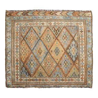 Zabihi Collection Tribal Jaff Kurd Mini Early 20th Century Rug - 2' x 2'4" For Sale