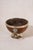 19th Century Lion Head Oak & Silver Plated Pedestal Bowl (c.1880) For Sale - Image 4 of 6