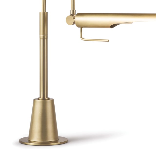 Regina Andrew Raven Task Lamp Natural Brass For Sale - Image 4 of 5