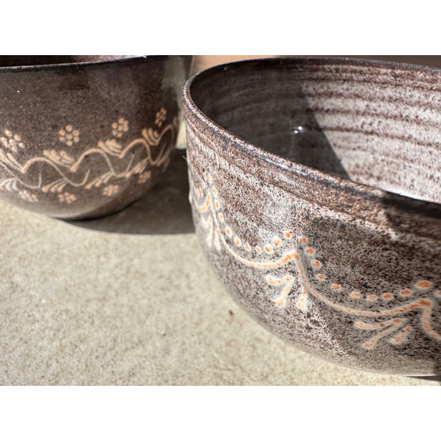 Beige Large Handmade Ceramic Mugs with Handles from Serocka, Germany, 1970s, Set of 2 For Sale - Image 8 of 13