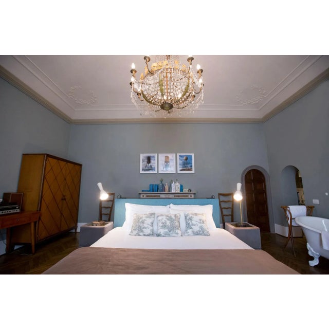 Aluminum White Wormhole Table Lamp by Simone Calcinai for Brass Brothers For Sale - Image 4 of 5