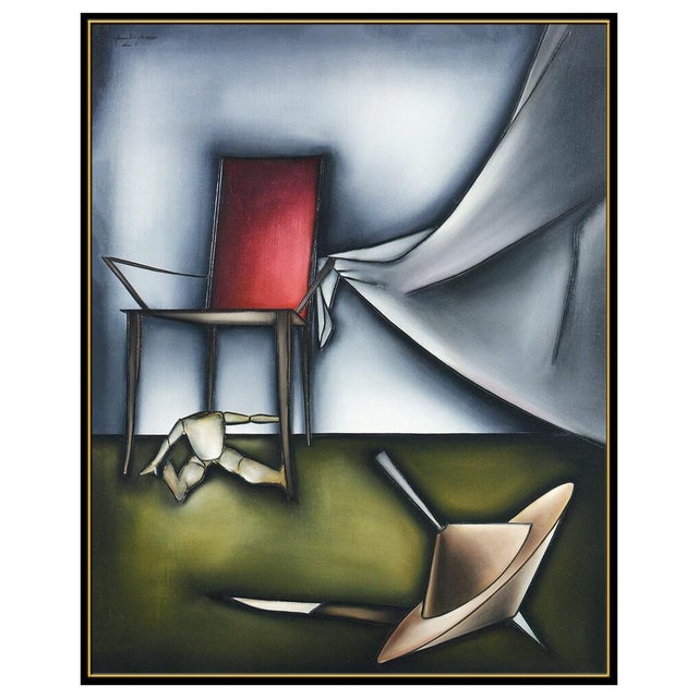 Figurative 1960s The Children's Game, Georges Yatrides For Sale - Image 3 of 5