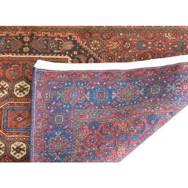 Vintage Persian Hamadan Rug For Sale - Image 11 of 13