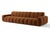 Modular Sofa in Brown Velvet. Quiet confidence. Steady courage. Upholstered in velvet, its surface feels deep, dense,...