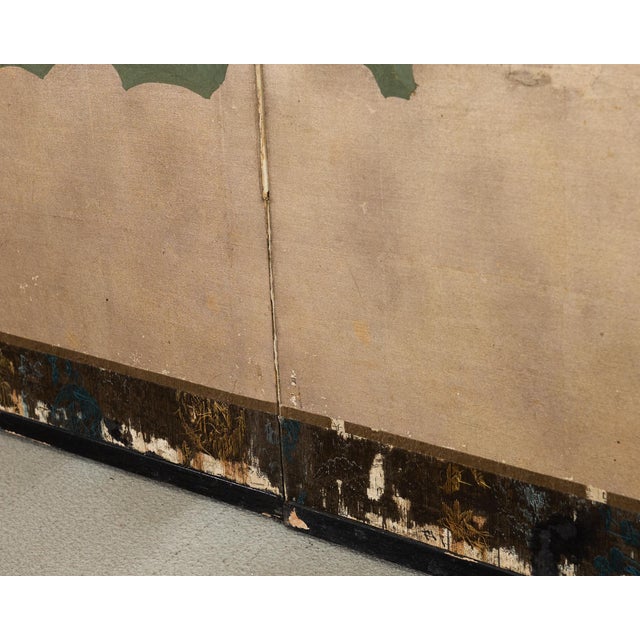 Japanese Edo Screen Kano School Isle of Immortals For Sale - Image 12 of 12