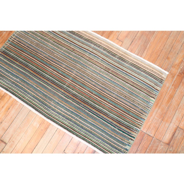 Mid 20th Century Turkish Deco Rug - 2'5" x 3'11" For Sale - Image 17 of 18
