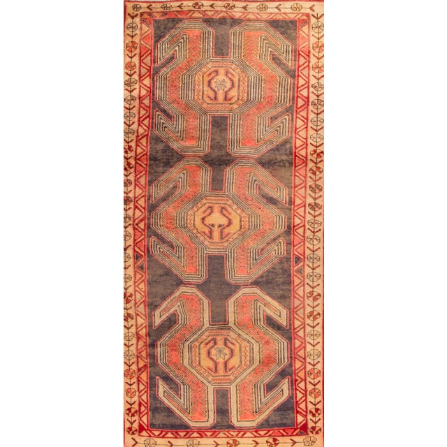 Early 20th Century Antique Kurd Handmade Wool Rug For Sale - Image 5 of 5