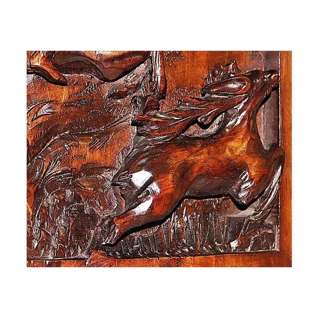 Mid 19th Century French Architectural Wood Carving Panel Plaque For Sale In West Palm - Image 6 of 8