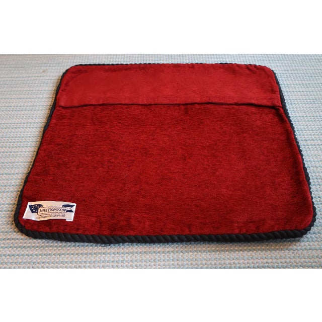 Vintage Judi Boisson 2003 “Camp Canoe” Hand-Hooked Pillow Cover—Unused For Sale - Image 14 of 18