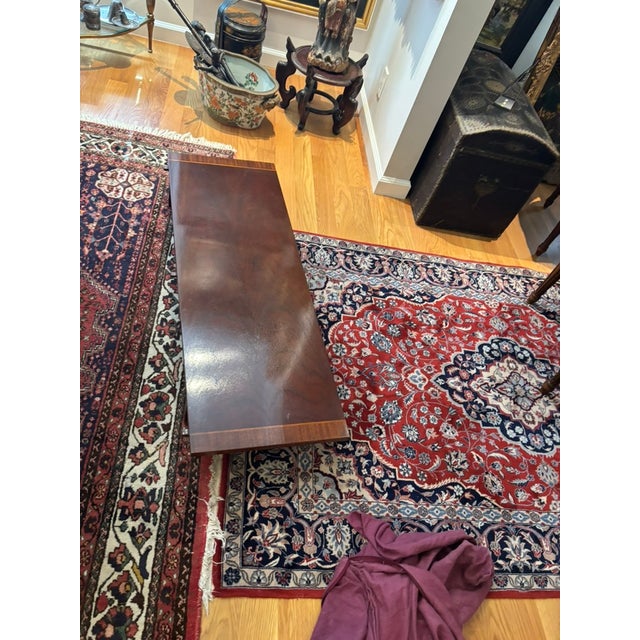 Baker Furniture Sheraton Extendable Drop Leaf Dining Table For Sale - Image 11 of 13