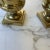 Late 18th Century French Gilt Metal Urn Form Garnitures on Plinth Bases - a Pair For Sale - Image 10 of 11