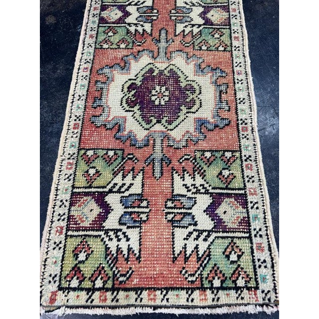 Contemporary Turkish Yastik Rug 1'7" x 2'11" For Sale - Image 3 of 5