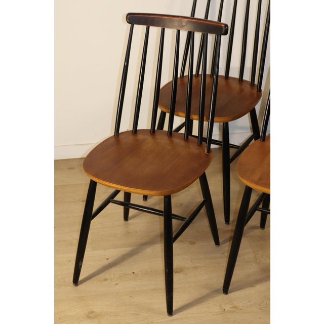 Vintage Wooden Chairs, 1960, Set of 4 For Sale - Image 4 of 18