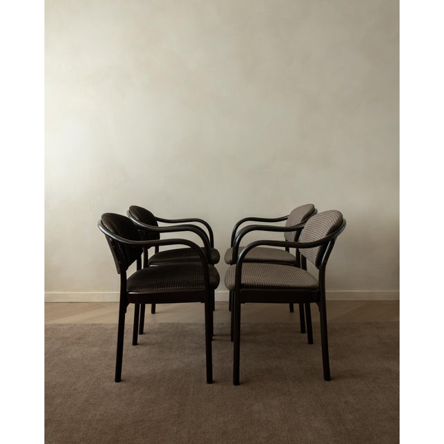 Thonet Vintage 235 F Bentwood Dining Chairs by Hartmut Lohmeyer for Thonet, 1980s, Set of 4 For Sale - Image 4 of 18
