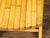 Pair of Midcentury Bamboo Folding Chairs with Slatted Design and Light Patina For Sale - Image 4 of 10
