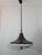 Brown Space Age UFO Pendant Lamp from Massive, Belgium, 1970s For Sale - Image 8 of 10