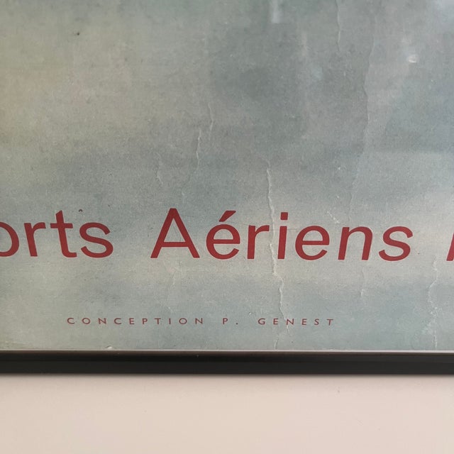 Original TAI Tourism Around the World Advertising Poster from Braun Mulhouse, 1960 For Sale - Image 13 of 17