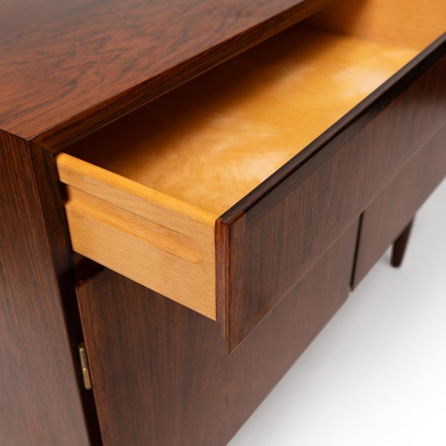 Vintage Danish Mid-Century Gunni Omann Rosewood Credenza 1960s For Sale In San Francisco - Image 6 of 9