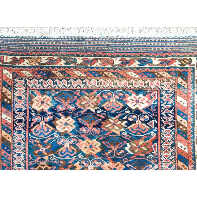 Blue Early 20th Century Persian Afshar Rug For Sale - Image 8 of 15