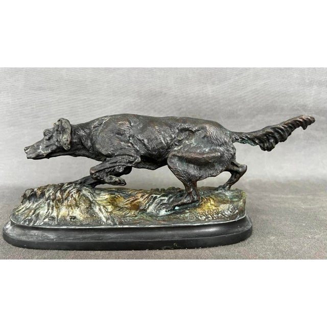 After Pierre Jules Mene, Setter Dog, Bronze Sculpture For Sale - Image 11 of 11