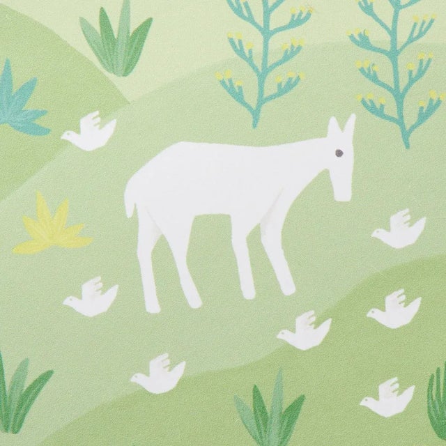 Schumacher Sample - Schumacher Las Colinas Wallpaper, Green For Sale - Image 4 of 5