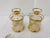 Glass Antique Gold Rimmed Perfume Bottles - a Pair For Sale - Image 7 of 9