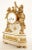 Stone Louis XVI Style Figural Gilt-Bronze and Marble Mantel Clock For Sale - Image 7 of 13