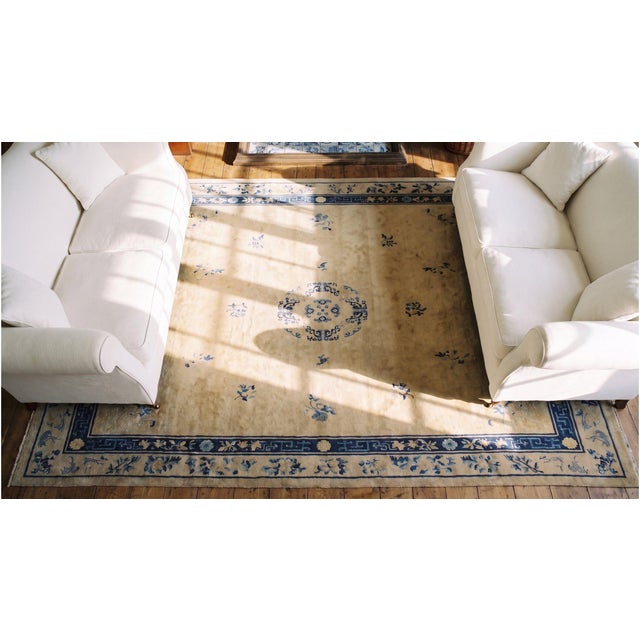 Early 20th Century Chinese Peking Carpet For Sale - Image 12 of 12