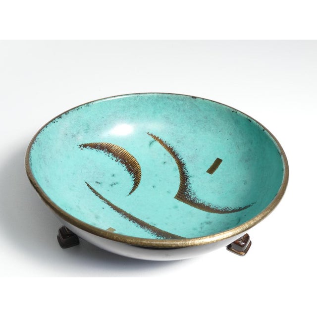 Art Deco Dinanderie Ikora Bowl by WMF, Germany, 1930s For Sale - Image 11 of 18