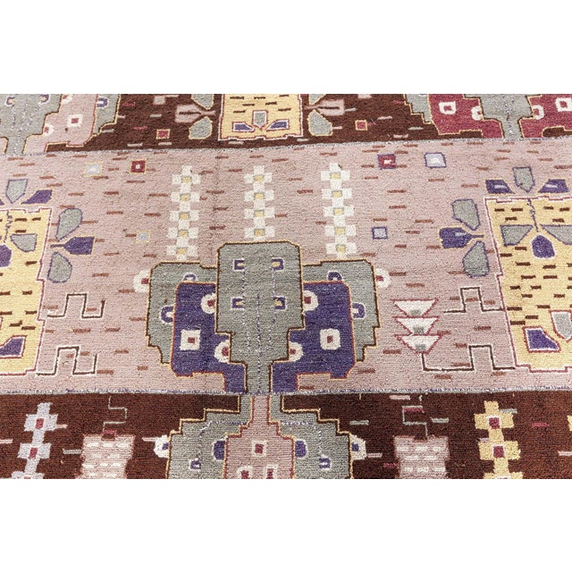 Mid-Century Modern Modern Swedish Flossa Pile Rug by Doris Leslie Blau For Sale - Image 3 of 7