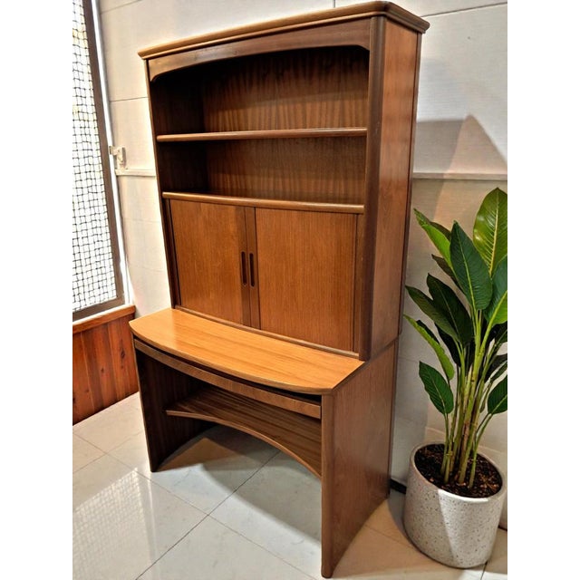 Wood Mid-Century Home Office from Nathan, 1990s For Sale - Image 7 of 17