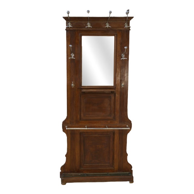 Wooden Coat Rack, 1920s For Sale