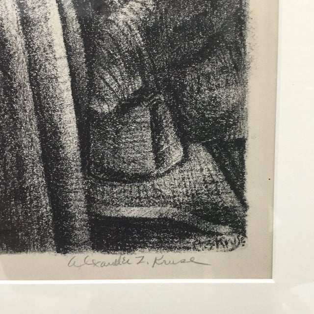 “ Second Ave.,”L” 1930 Original Lithograph by Alexander Z. Kruse For Sale - Image 9 of 12