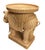 2000 - 2009 Vintage Natural Wicker and Rattan Elephant Accent Side Table With Tray Top For Sale - Image 5 of 12