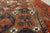 1880s Brown Oxidized Tribal Antique Baluch Turkmen Rug 3'0" X4'10" Handknotted Wool Carpet For Sale - Image 4 of 12