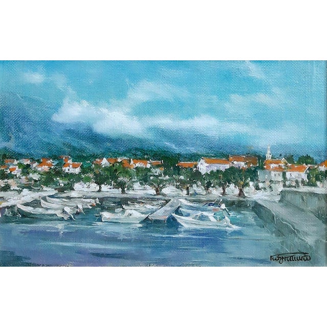 Impressionist Oil Painting Orebic (Croatia) Korkishko Vasily For Sale - Image 3 of 6