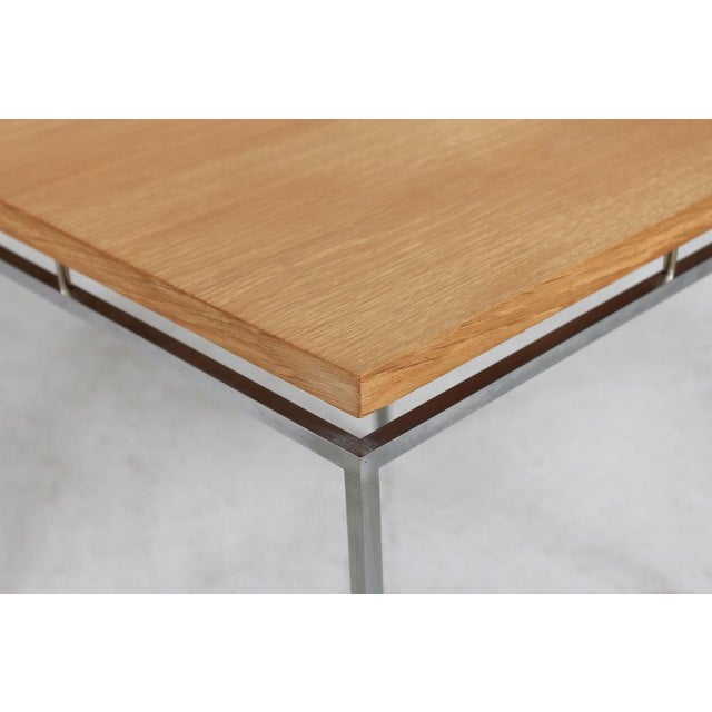 Jason Møbler Vintage Side Table in Oak by Knud Joos for Jason Møbler, 1960s For Sale - Image 4 of 6